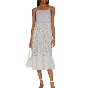 Rails Dora Floral Gingham Mix  100% Cotton, Size Small, NWT